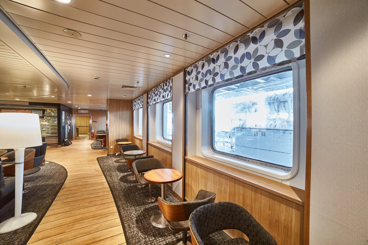 Accomar Marine Window Side Lounge Seating Area