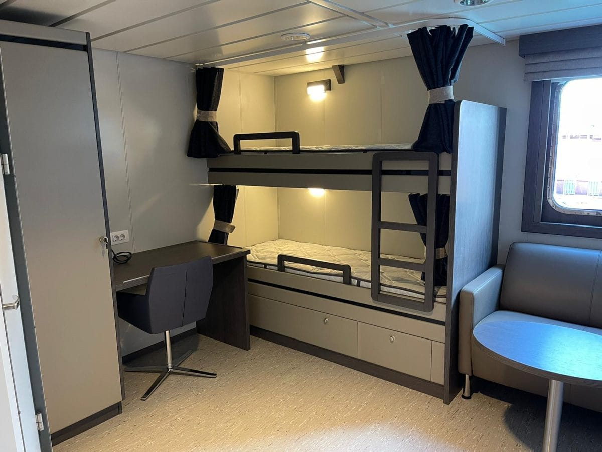 Accomar Modern Bunk Bed Cabin Interior