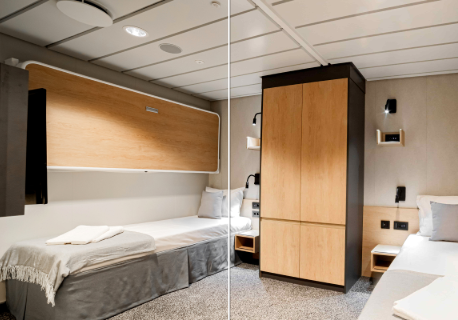 Accomar Modern Cruise Ship Twin Cabin