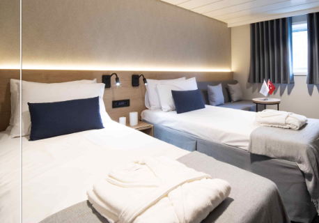 Accomar Modern Cruise Ship Twin Room