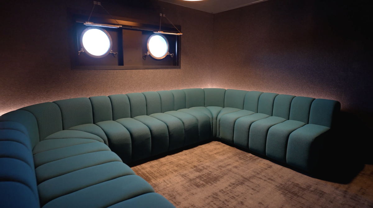 Accomar Modern Ship Cinema Lounge Interior