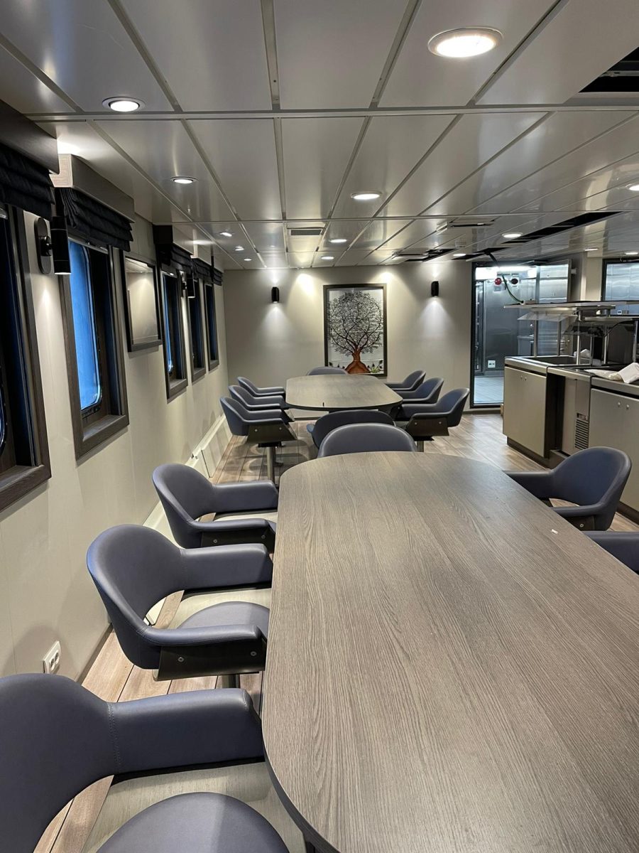 Accomar Modern Ship Dining Area Interior