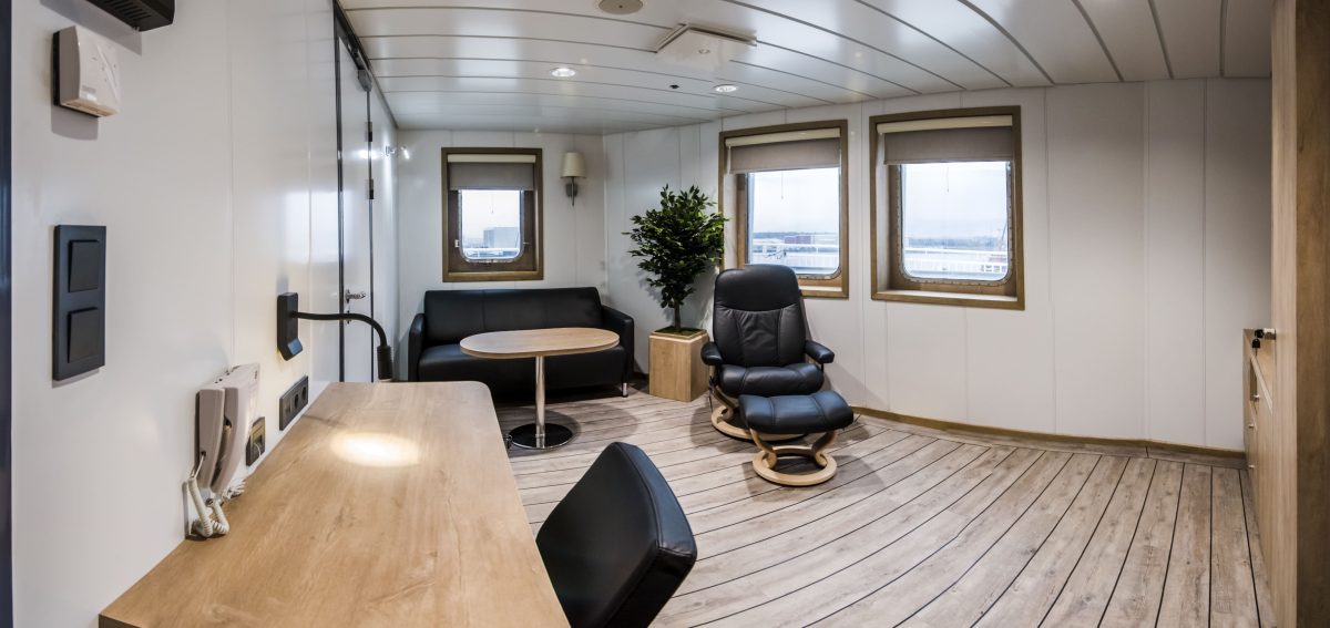Accomar Modern Ship Private Lounge Area