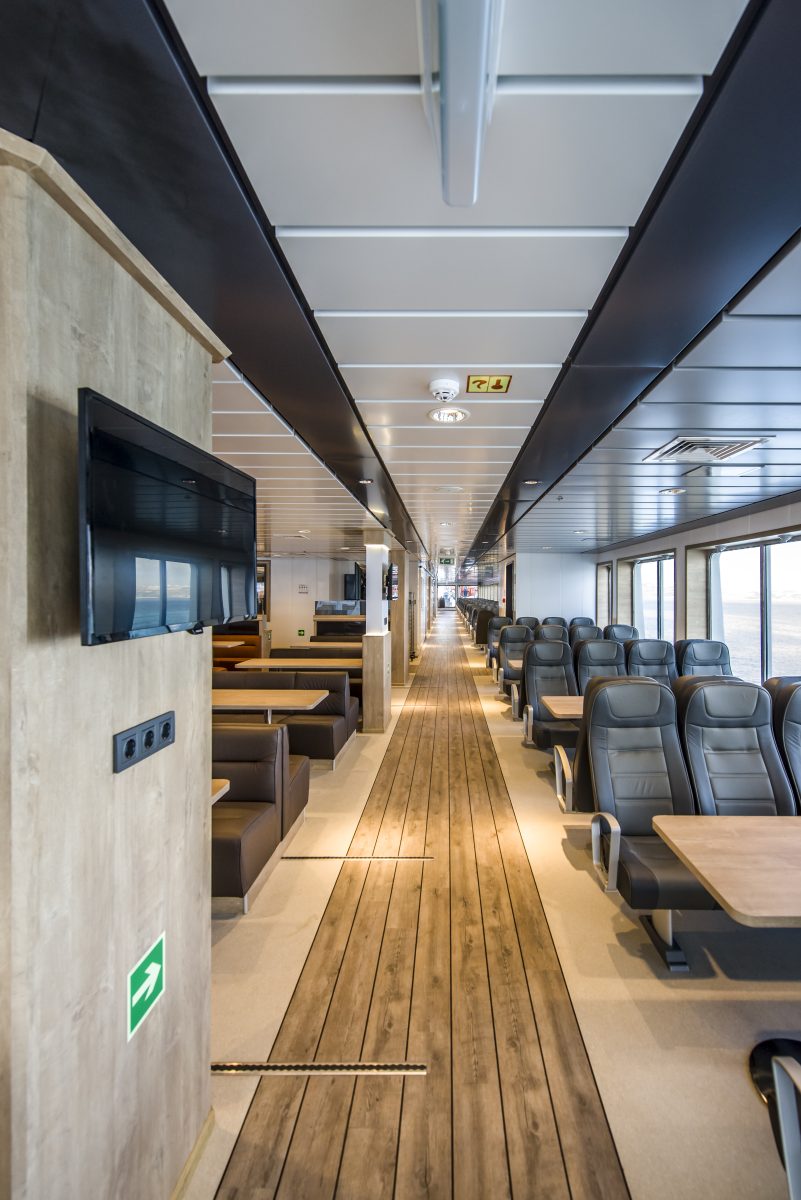 Accomar Passenger Ferry Seating Area