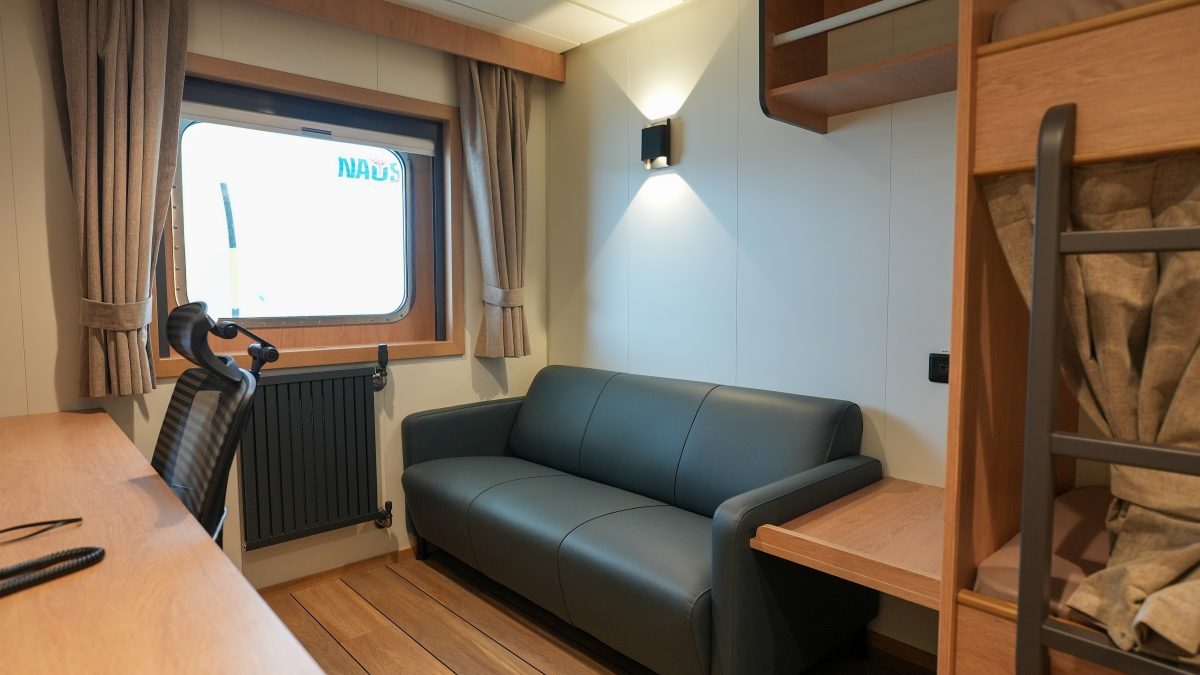 Accomar Ship Cabin Lounge and Workspace