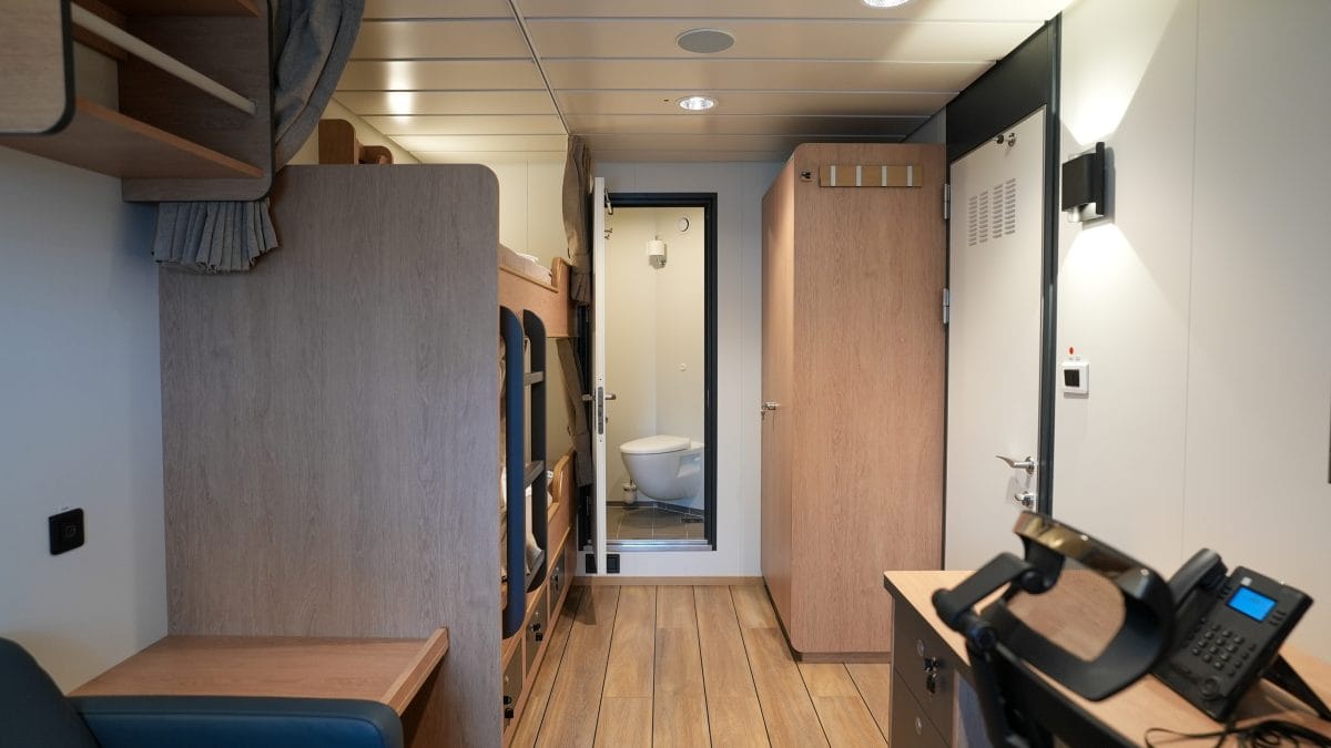 Accomar Ship Crew Cabin Bathroom Interior