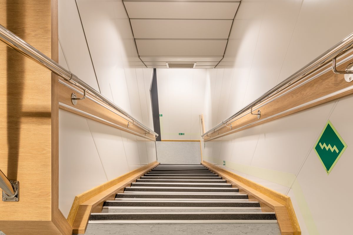 Accomar Ship Emergency Staircase Interior