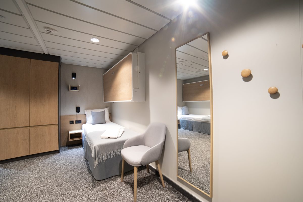 Accomar Single Bed Ship Cabin Interior